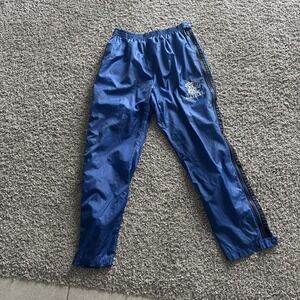 Vintage 90s Genuine Stuff Kentucky Wildcats Windbreaker Track Pants Large Blue
